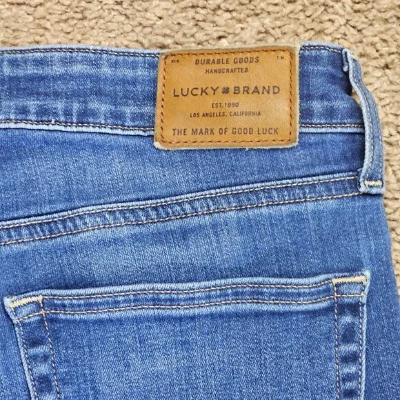 Lucky Brand Jeans Womens 4/27 Blue Hayden Skinny Medium Wash Stretch Denim 30x27 - Picture 11 of 11